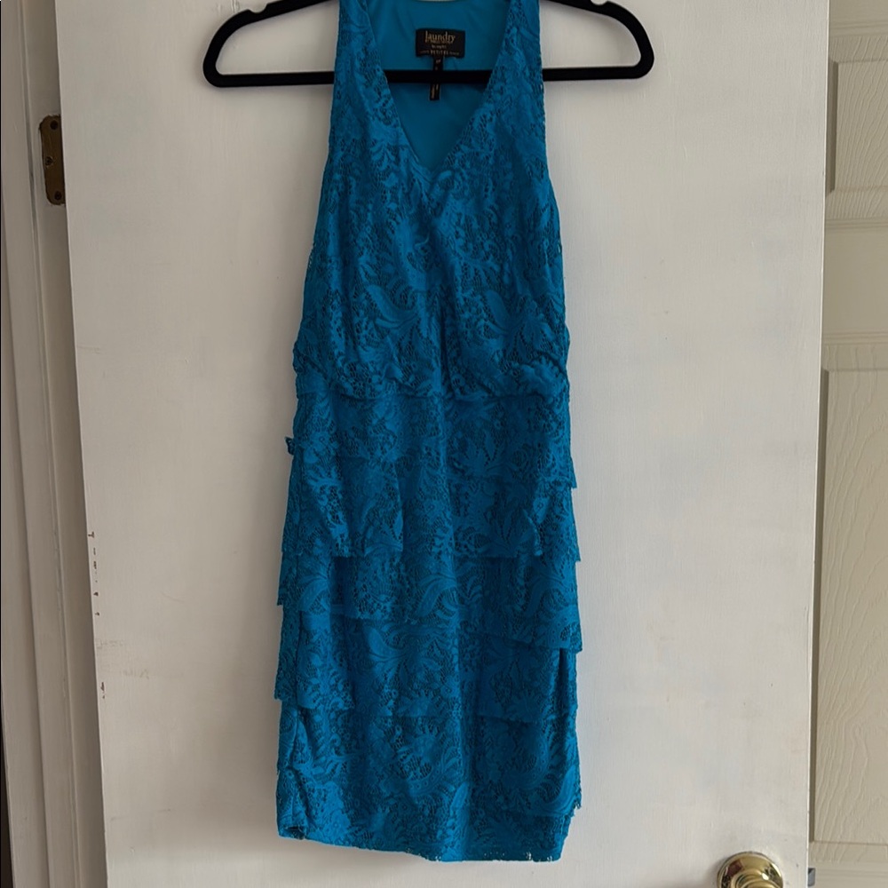 Blue Sleeveless Dress